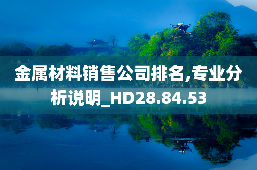 金属材料销售公司排名,专业分析说明_HD28.84.53