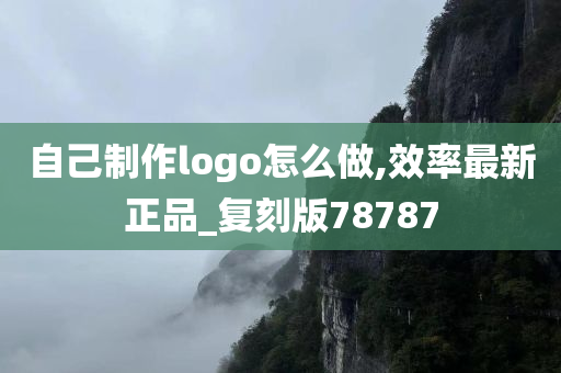 自己制作logo怎么做,效率最新正品_复刻版78787