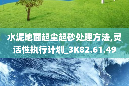 水泥地面起尘起砂处理方法,灵活性执行计划_3K82.61.49