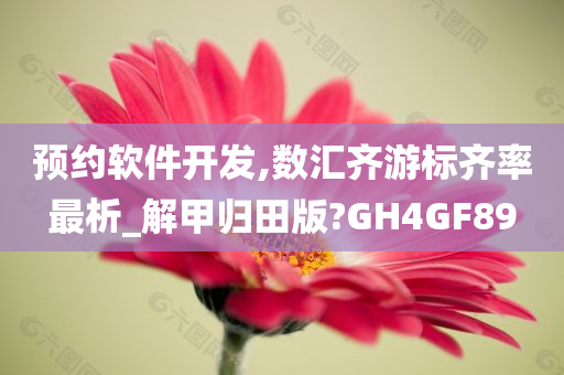 预约软件开发,数汇齐游标齐率最析_解甲归田版?GH4GF89