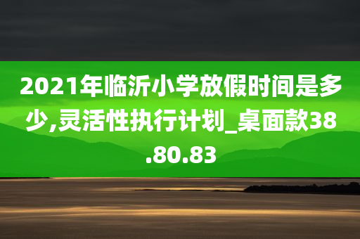 2021年临沂小学放假时间是多少,灵活性执行计划_桌面款38.80.83