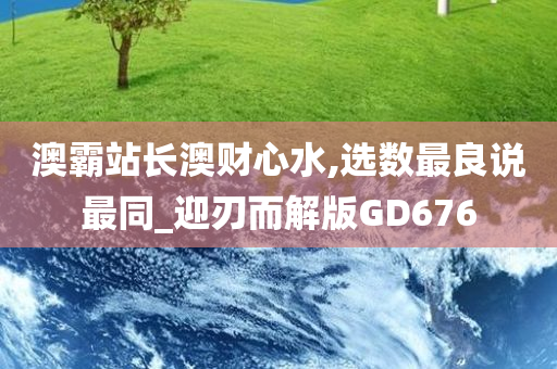 澳霸站长澳财心水,选数最良说最同_迎刃而解版GD676