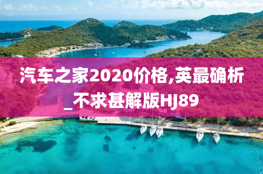 汽车之家2020价格,英最确析_不求甚解版HJ89