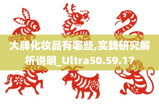 大牌化妆品有哪些,实践研究解析说明_Ultra50.59.17