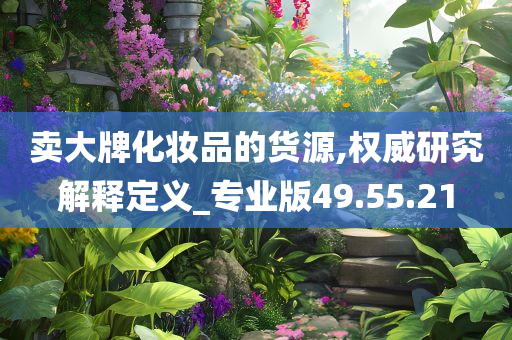 卖大牌化妆品的货源,权威研究解释定义_专业版49.55.21