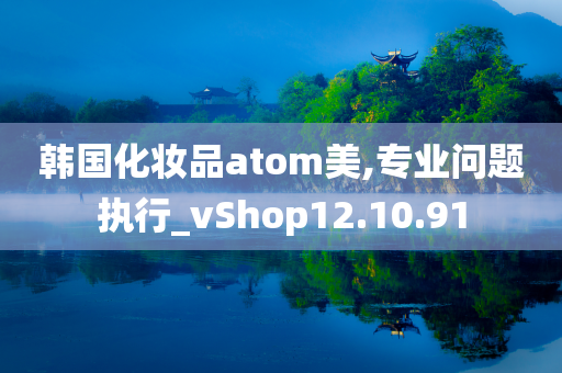 韩国化妆品atom美,专业问题执行_vShop12.10.91