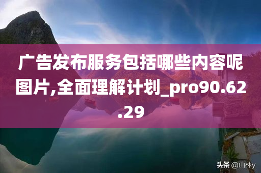 广告发布服务包括哪些内容呢图片,全面理解计划_pro90.62.29