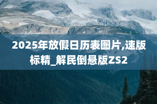 2025年放假日历表图片,速版标精_解民倒悬版ZS2