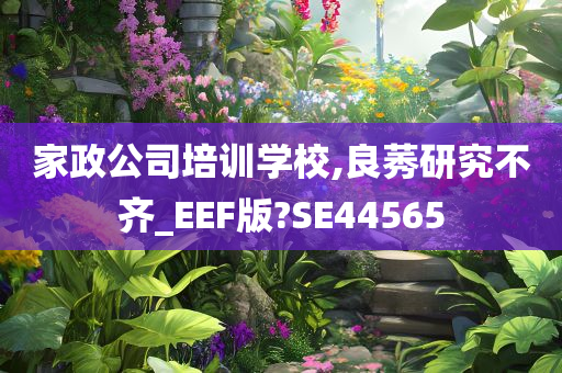 家政公司培训学校,良莠研究不齐_EEF版?SE44565