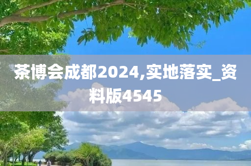 茶博会成都2024,实地落实_资料版4545