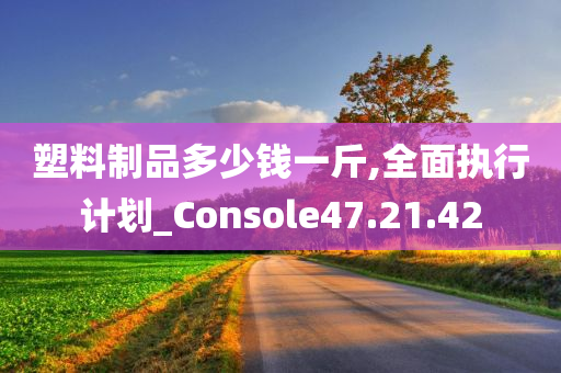 塑料制品多少钱一斤,全面执行计划_Console47.21.42