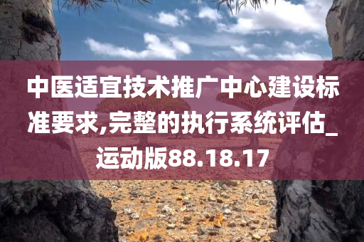 中医适宜技术推广中心建设标准要求,完整的执行系统评估_运动版88.18.17