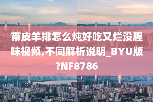 带皮羊排怎么炖好吃又烂没腥味视频,不同解析说明_BYU版?NF8786