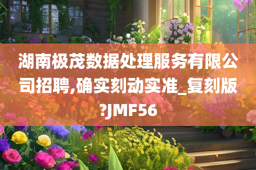 湖南极茂数据处理服务有限公司招聘,确实刻动实准_复刻版?JMF56