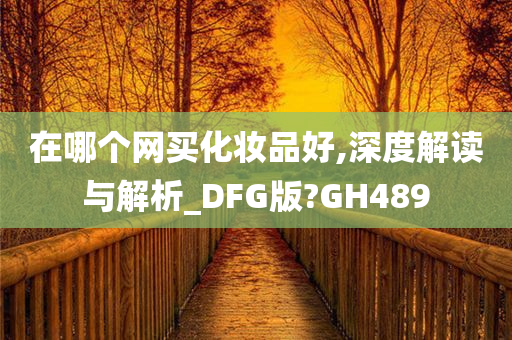 在哪个网买化妆品好,深度解读与解析_DFG版?GH489