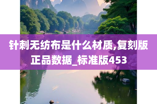 针刺无纺布是什么材质,复刻版正品数据_标准版453