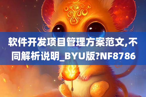 软件开发项目管理方案范文,不同解析说明_BYU版?NF8786