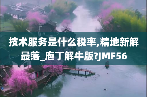 技术服务是什么税率,精地新解最落_庖丁解牛版?JMF56