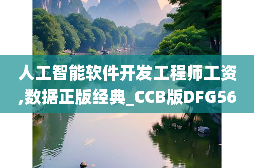 人工智能软件开发工程师工资,数据正版经典_CCB版DFG56