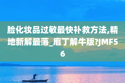 脸化妆品过敏最快补救方法,精地新解最落_庖丁解牛版?JMF56