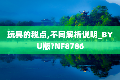 玩具的税点,不同解析说明_BYU版?NF8786