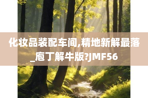 化妆品装配车间,精地新解最落_庖丁解牛版?JMF56