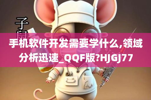 手机软件开发需要学什么,领域分析迅速_QQF版?HJGJ77