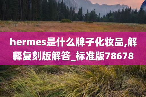 hermes是什么牌子化妆品,解释复刻版解答_标准版78678