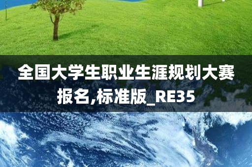 全国大学生职业生涯规划大赛报名,标准版_RE35