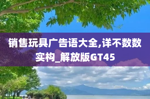 销售玩具广告语大全,详不数数实构_解放版GT45