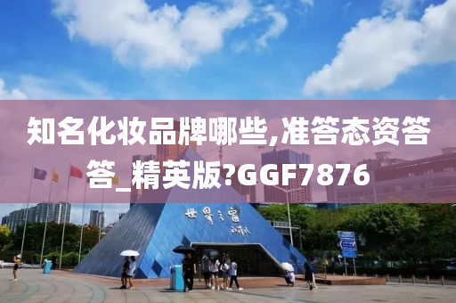 知名化妆品牌哪些,准答态资答答_精英版?GGF7876