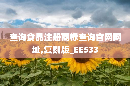 查询食品注册商标查询官网网址,复刻版_EE533