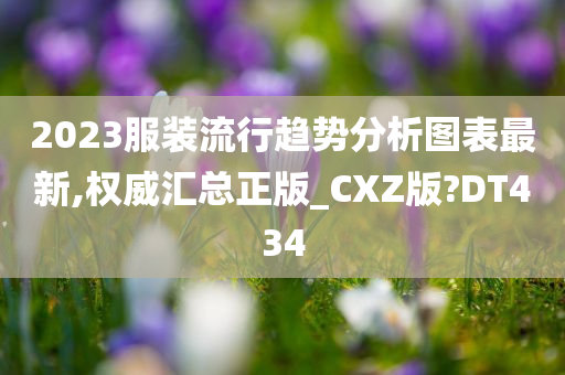 2023服装流行趋势分析图表最新,权威汇总正版_CXZ版?DT434