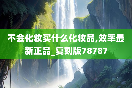 不会化妆买什么化妆品,效率最新正品_复刻版78787