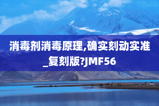 消毒剂消毒原理,确实刻动实准_复刻版?JMF56