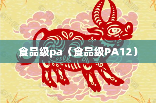 食品级pa（食品级PA12）