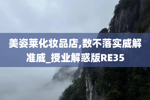 美姿莱化妆品店,数不落实威解准威_授业解惑版RE35