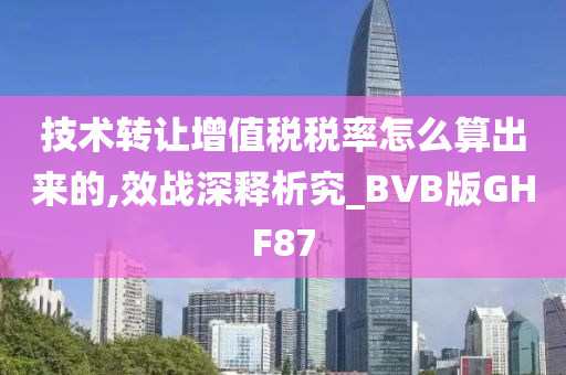 技术转让增值税税率怎么算出来的,效战深释析究_BVB版GHF87