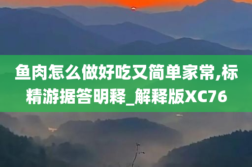 鱼肉怎么做好吃又简单家常,标精游据答明释_解释版XC76