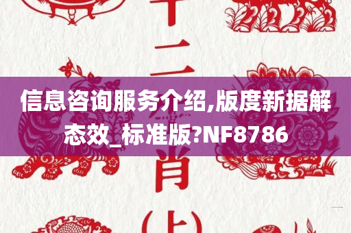 信息咨询服务介绍,版度新据解态效_标准版?NF8786