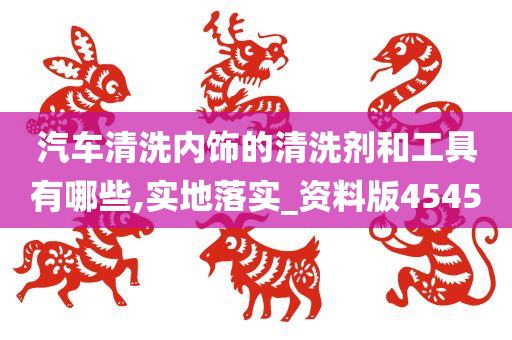 汽车清洗内饰的清洗剂和工具有哪些,实地落实_资料版4545