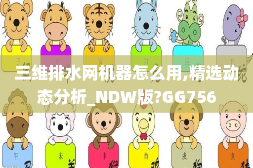 三维排水网机器怎么用,精选动态分析_NDW版?GG756