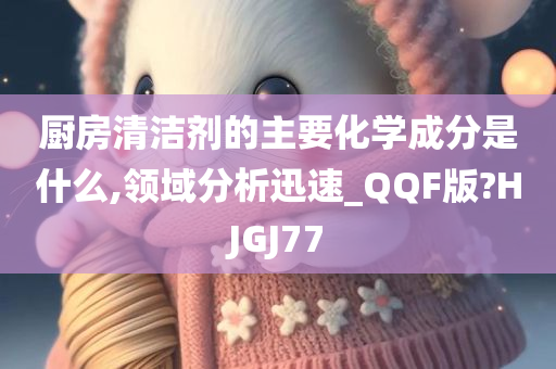 厨房清洁剂的主要化学成分是什么,领域分析迅速_QQF版?HJGJ77