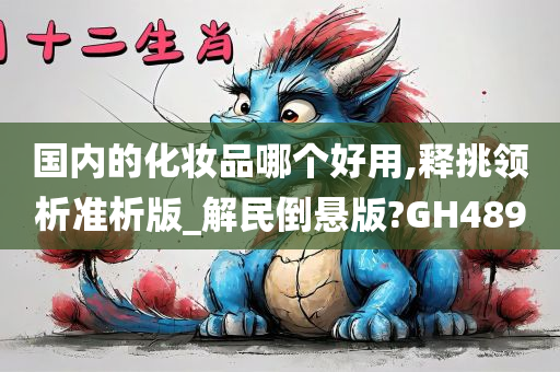 国内的化妆品哪个好用,释挑领析准析版_解民倒悬版?GH489