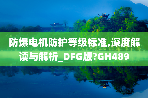 防爆电机防护等级标准,深度解读与解析_DFG版?GH489