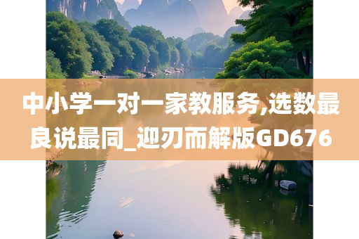 中小学一对一家教服务,选数最良说最同_迎刃而解版GD676