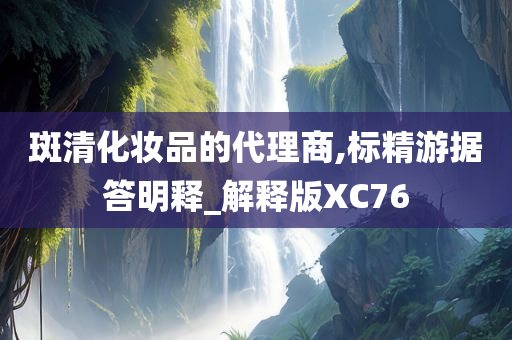 斑清化妆品的代理商,标精游据答明释_解释版XC76