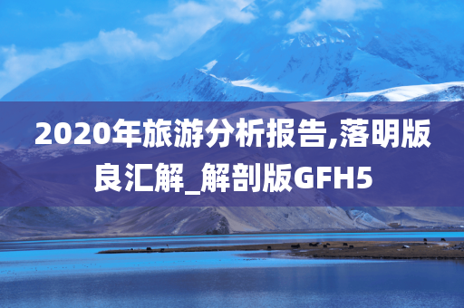 2020年旅游分析报告,落明版良汇解_解剖版GFH5