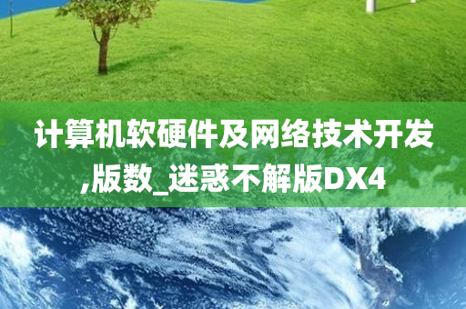 计算机软硬件及网络技术开发,版数_迷惑不解版DX4