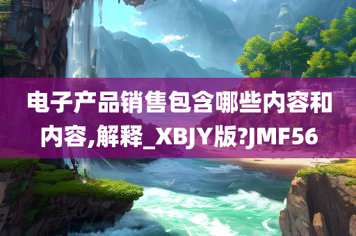 电子产品销售包含哪些内容和内容,解释_XBJY版?JMF56